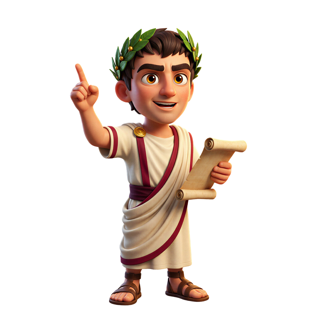 Cícero, jovem orador romano, a persona da IA